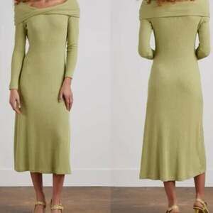 Mara Hoffman Celery Green Ribbed Knot Bodycon Dress, A03, $120, NWT, Medium